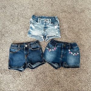 Baby gap toddler denim shorts